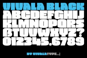 vivala black font style 2015