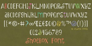 shoebox font style